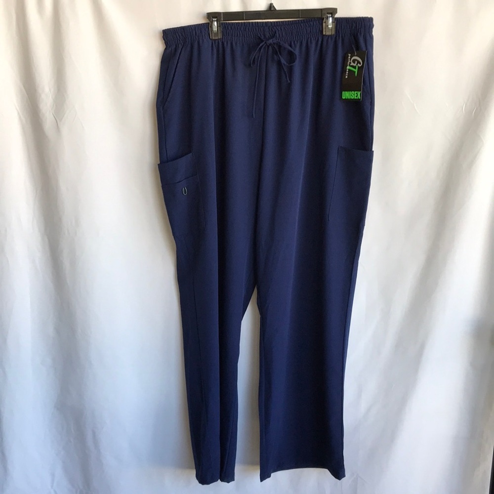 GT Performance navy unisex easy care lightweight stretch pants, size 3X, NWT